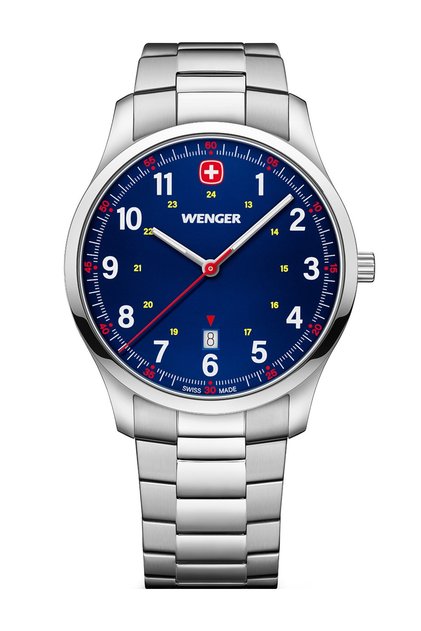 Ceas bărbătesc Wenger 01.1441.134, cuarț, 42mm, 5ATM