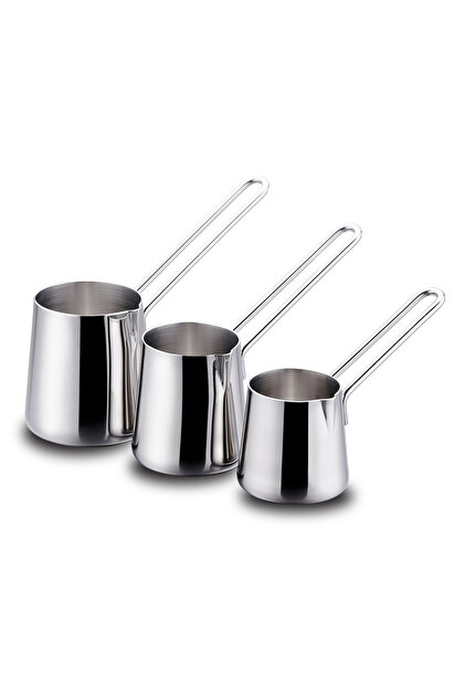 Perla Stainless Steel Coffee Pot Set. 3 Pcs. / A292