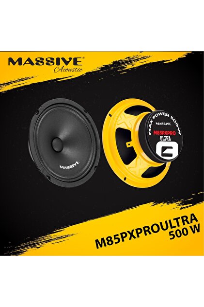 Massive Ms-Midrange 500WATT 200 Rms 2 Adet ÖZEL SERİDİR M85PXPRO