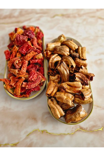 Tatlı-Acı Karışık Biber Cipsi-Kızartmalık Kuru Biber Cipsi-50 Gr