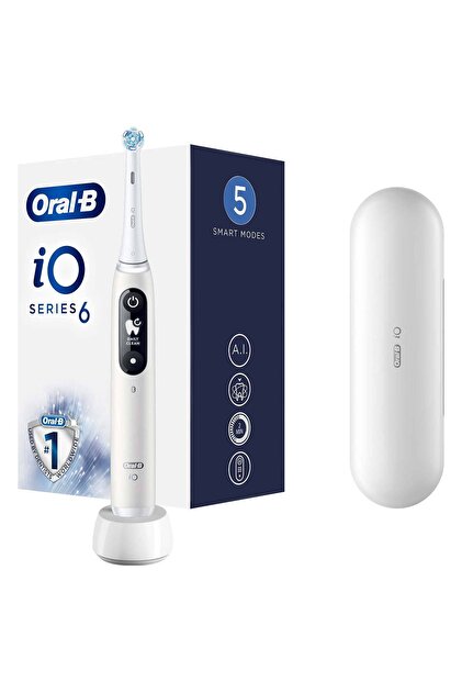 Oral-B iO - 6 - Beyaz Şarjlı Diş Fırçası - Fiyatı, Yorumları