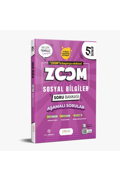 Günay Yayınları GÜNAY YAYINCILIK 5. SINIF ZOOM SOSYAL BİLGİLER