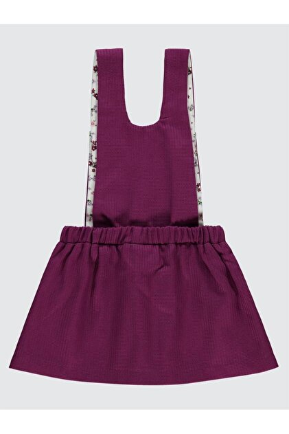 Civil Baby Baby Girl Dress 6-18 Months Eggplant Purple- Trendyol