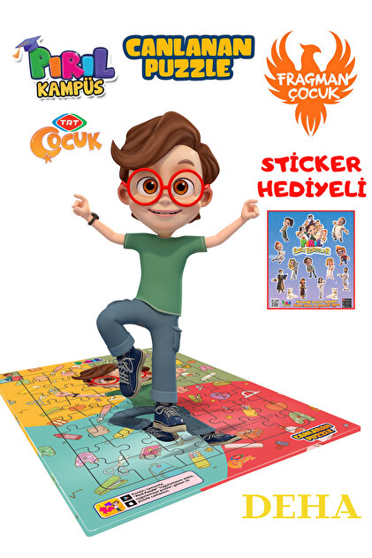 TRT ÇOCUK PIRIL Pırıl Canlanan Puzzle (AR) - Deha Zeybek - Fiyatı