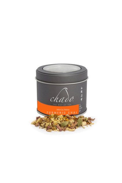 Turmeric Chai Zerdeçal Zencefil Tarçın Hindistan Cevizi ve Gül Harmanı Kafeinsiz Çay 50 Gr