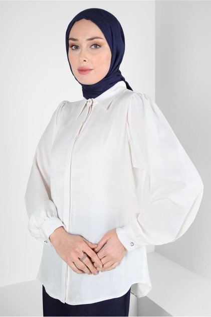 SHIRT COLLAR BLUZ 44329