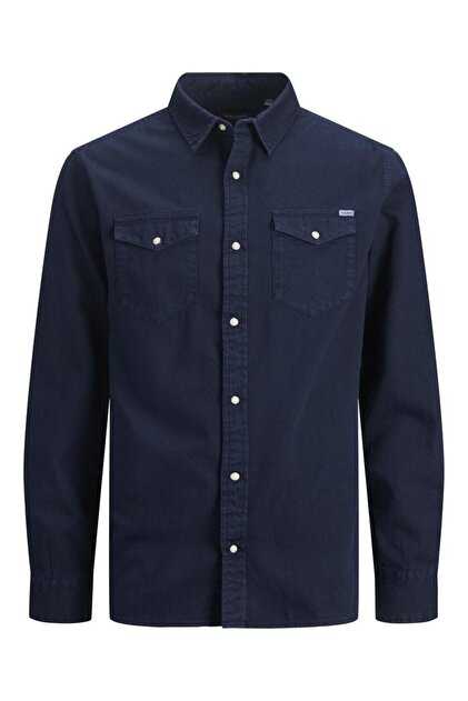 Jack Jones Sheridan Erkek Jean Gömlek 12138115
