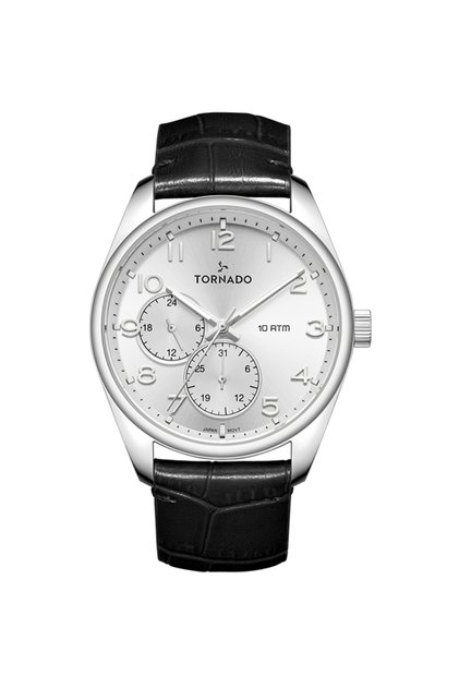 CELESTIA CLASSIC Men's Multi Function White Dial Watch - T25102-SLBW