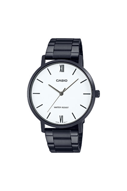 Men's Analog White Dial Watch - MTP-VT01B-7BUDF