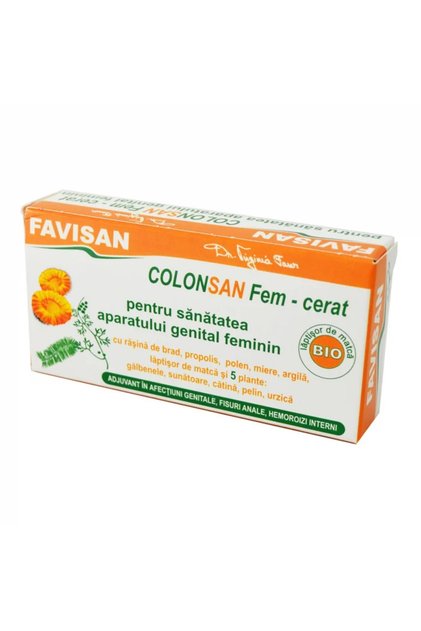 ColonSan Fem - 5-растителни восъци, 10 цилиндрично-конични молива