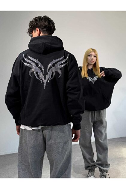 zaee VNM Taşlı Oversize Sweatshirt - Fiyatı, Yorumları