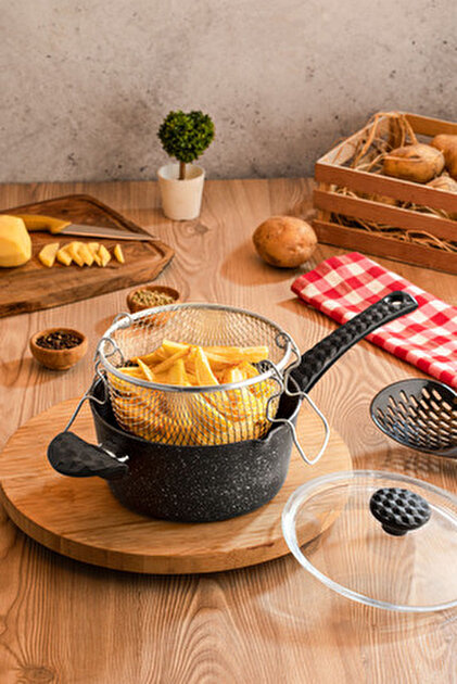 Mehtap Onyx Teflon Cips Tenceresi 22 Cm - Fiyatı, Yorumları