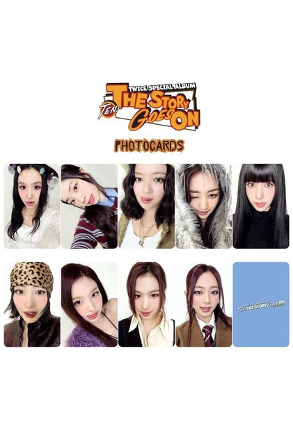 TWICE '' TEN : The Story Goes On '' Photocards Set POB 2