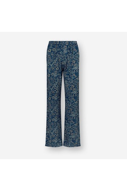 Blake Blue Viscose Trousers