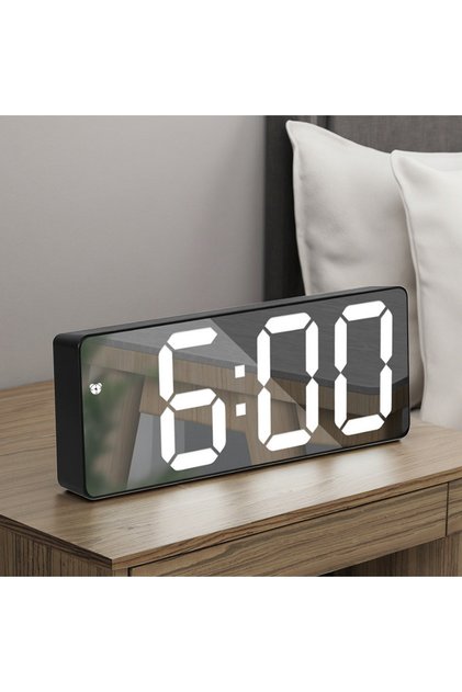 Dijital Masa Saati – Alarm Erteleme, Gece Modu ve Ses Kontrollü Akıllı LED Saat