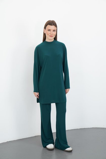Sandy Pants&Tunic Set-Emerald Green