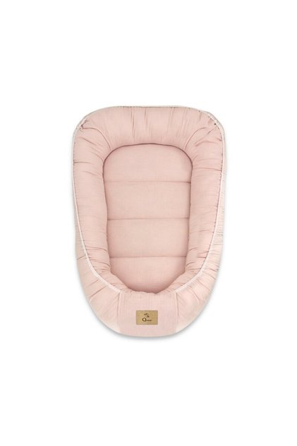 Cosulet bebelus, Qmini, Pentru dormit, Baby Nest 55 x 75 cm, Powder Pink