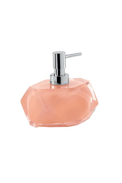 Chanelle Liquid Soap Dispenser, Countertop - Salmon
