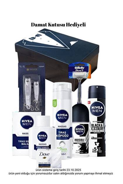 NIVEA Sandıksız Damat Bohçası Erkek Bakım Seti Erkek Bakım Seti 8