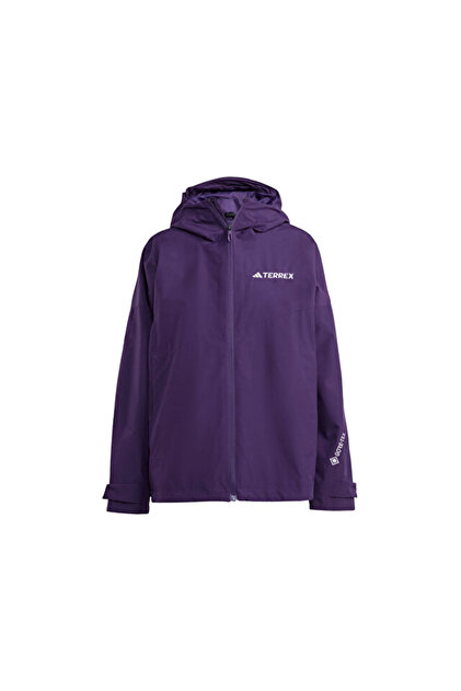 adidas W Terrex Xpr 2L Gore J Kadın Outdoor Yağmurluk JL9804 Mor