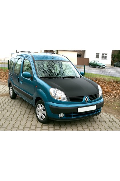 Renault Kangoo (2003–2007) Tam Kaput Koruyucu Suni Deri Maske – Siyah