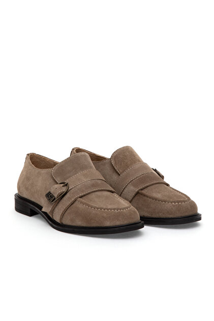 U.S. Polo Assn. Kadın Bej Süet Loafer 50315247-VR011 - Fiyatı