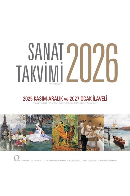 Sanat Takvimi 2026 Duvar Takvimi