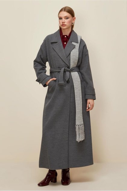 Belted Cardigan Coat 90605