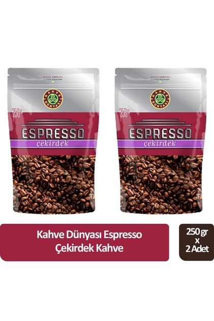 Espresso Çekirdek Kahve 250 gr x 2 Adet