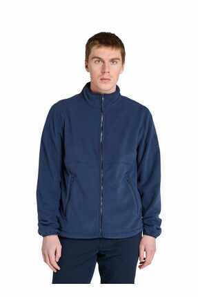 Longberg SOFTSHELL KAPÜŞONLU SU VE RÜZGAR GEÇİRMEZ MONT SAKS MAVİ