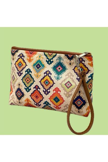 激レアカエルと紫陽花パネル生地　ハンドメイド Filemo tasarım Kadın Renkli Clutch Çanta - Fiyatı, Yorumları