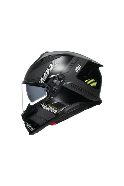 AGV K7 Kyber Matt Grey Yellow Fluo Kapalı Kask - Fiyatı, Yorumları