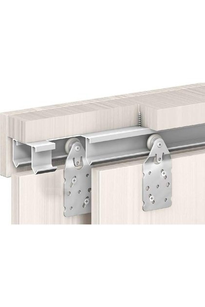 Omge Sliding Door Rail Fittings Wheels & Accessories - Made in Italy (Pack of 1)