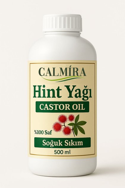 Castor Oil Cold Pressed 500ml 100% Pure - Castor Oil (Ricinus Communis)