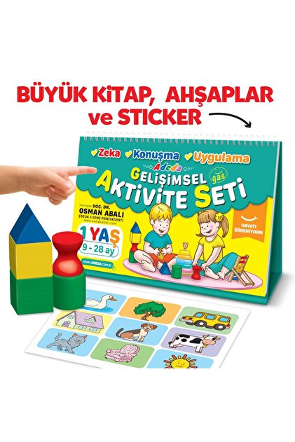 Adeda Yayınları 1 Yaş Gelişimsel Aktivite Seti - Fiyatı, Yorumları