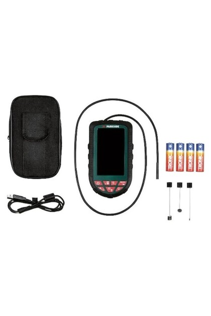 Cameră endoscop de inspecție, PKIK 4.3 A2, cu 4 baterii AA, IP67, ecran LCD de 10,9 cm, ieșire USB-C