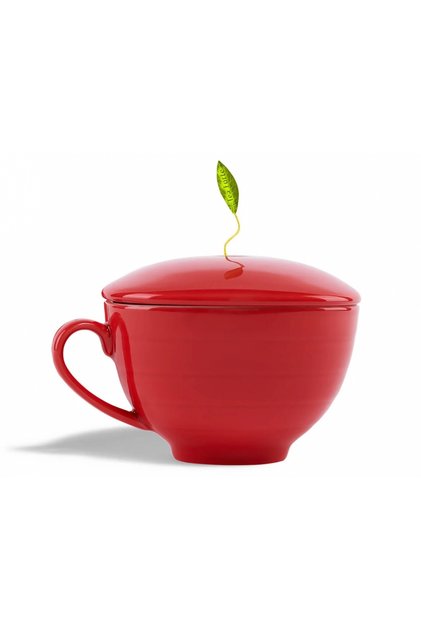 Ceașcă de ceai din porțelan Cafe Cup Ruby Red