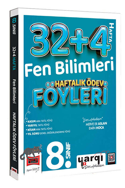 Yargı Yayınevi Yargı Ders Arkadaşım 8.Sınıf Fen Bilimleri 32+4