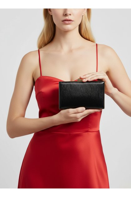 2026 Fashionable Black Patterned Patent Leather Evening Dress Night Gown Bag Pc Wedding Engagement Graduation Bag Pc Gift Option