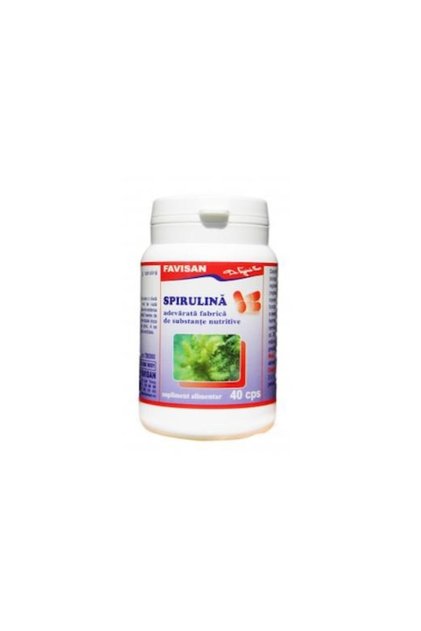 Supliment Alimentar Spirulina 40 Capsule