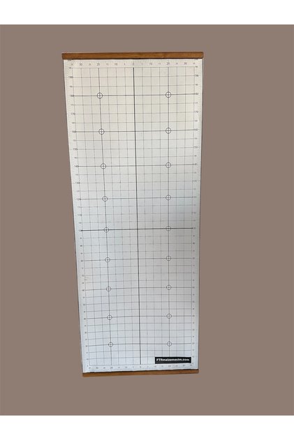 Postür Analiz Tablosu Taşınabilir 200x80 cm | Duruş ve Omurga Değerlendirme Cetveli