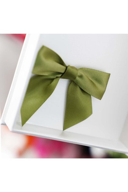 Ready-Made Bow Simple Tiny Satin Ribbon 2 cm 10 Pieces