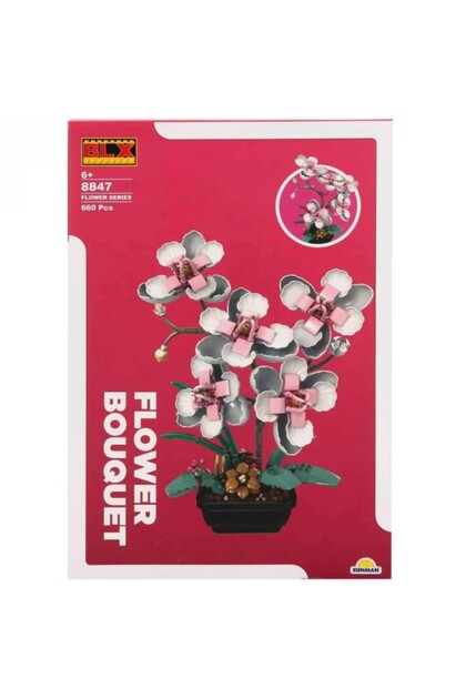 Vefalı Store BLX ORKİDE ÇİÇEK BUKETİ Yapı Oyuncak 8847 6+ Iconic
