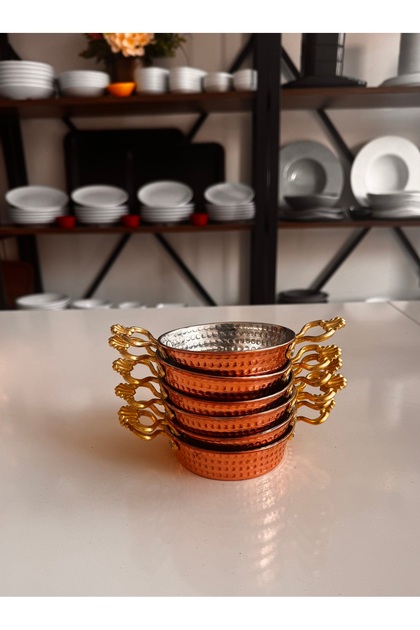 Copper Mini Pan Set of 6