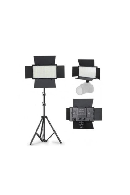 Lampa Make Up Panou Lumini Studio Bi-Color 800 LED Trepied 160cm - Profesionala
