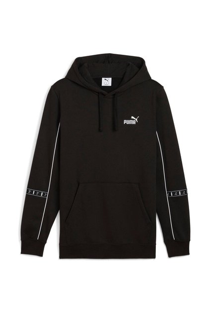Hanorac cu glugă Hood Ess Tape Layout, negru, unisex
