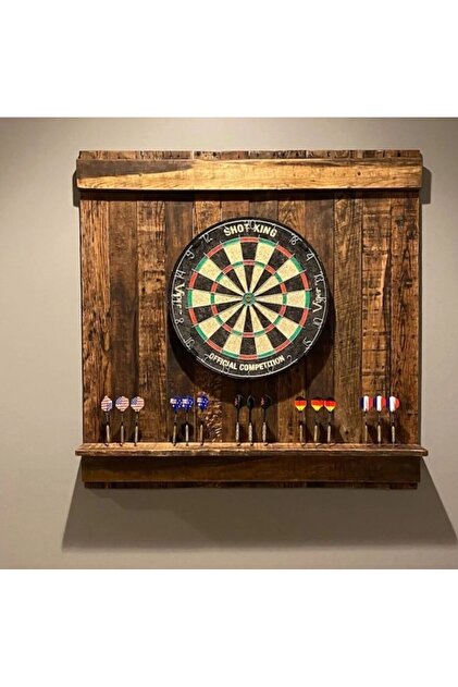 AHŞAP DART TAHTASI 95x95 | DART ARKALIĞI