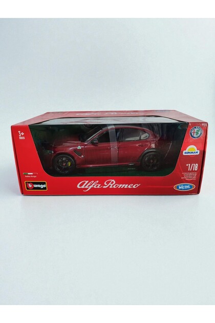 Burago Collectible Alfa Romeo Giulia Gta 1:18 Scale Die Cast Red