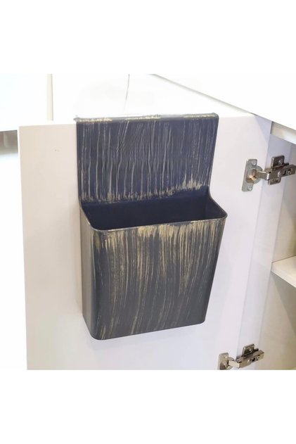Yüksek kalite Retro Model Dolap İçi Askılı Çöp Kovası Mutfak ve Banyo İçin Uygun 36 x 8 cm