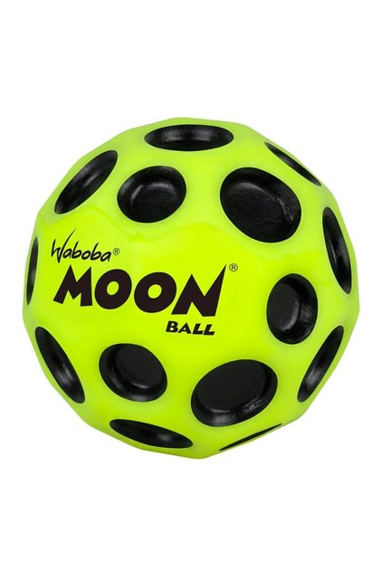 Minge hiper saritoare - Moon Ball, unicolor cu pete negre